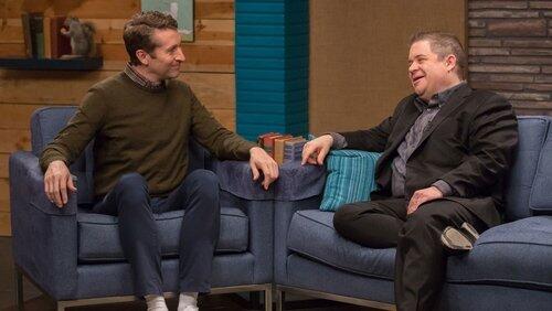 Patton Oswalt Wears a Black Blazer and Dress Shoes Patton Oswalt Wears a Black Blazer and Dress Shoes