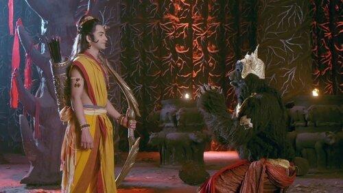 Krishna emerges Triumphant Krishna emerges Triumphant