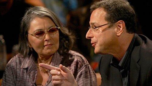 Bob Saget, Roseanne Barr, Sandra Bernhard, and Patrice O'Neal Bob Saget, Roseanne Barr, Sandra Bernhard, and Patrice O'Neal