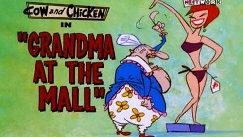 Grandma at the Mall