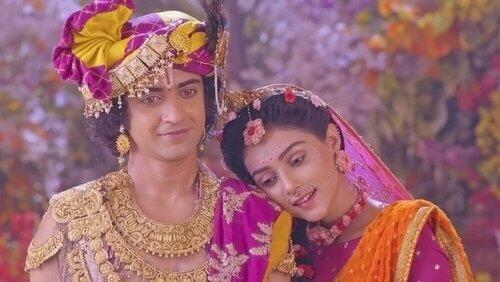 Krishna and Radha's alone time Krishna and Radha's alone time