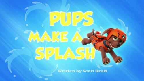 Pups Make a Splash Pups Make a Splash