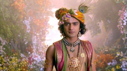 Krishna to Fight Makradikasur Krishna to Fight Makradikasur
