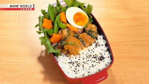 Maple-miso Chicken Bento & Maple-mustard Pork Bento Maple-miso Chicken Bento & Maple-mustard Pork Bento