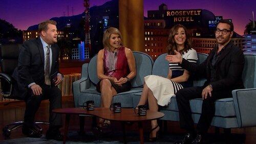 Katie Couric, Emmy Rossum, Jeremy Piven & Olly Murs Katie Couric, Emmy Rossum, Jeremy Piven & Olly Murs