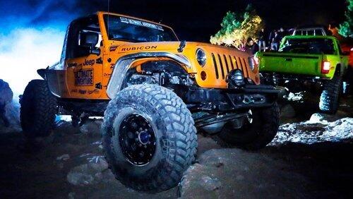 Rock Crawling Jeeps Run the Moab Midnight Mustache Ride! Rock Crawling Jeeps Run the Moab Midnight Mustache Ride!