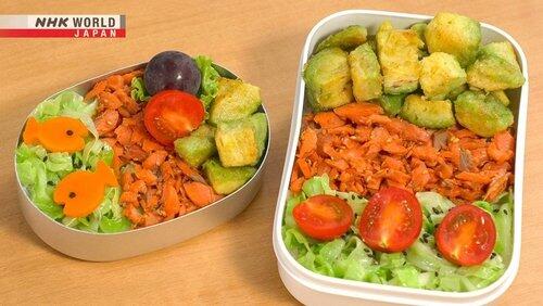 Stamina Donburi Bento & Salmon Avocado Bento Stamina Donburi Bento & Salmon Avocado Bento
