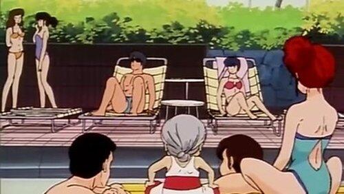 Underwater battle. Suspicious kiss mark on Godai Underwater battle. Suspicious kiss mark on Godai