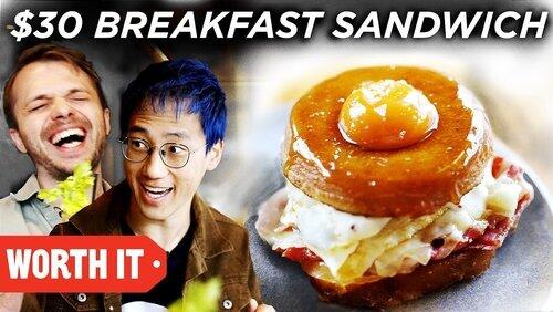 $4 Breakfast Sandwich Vs. $30 Breakfast Sandwich $4 Breakfast Sandwich Vs. $30 Breakfast Sandwich