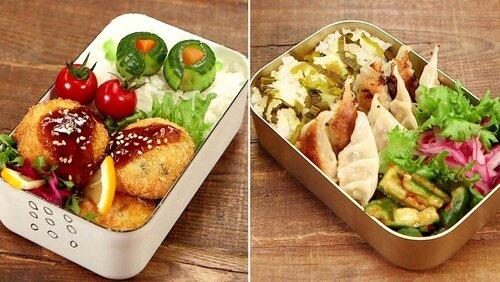 Gyoza Bento & Pastel Korokke Bento Gyoza Bento & Pastel Korokke Bento