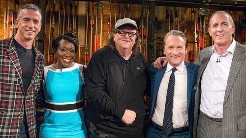 Michael Moore, Dan Savage, Joy Reid and Tony Schwartz Michael Moore, Dan Savage, Joy Reid and Tony Schwartz