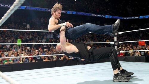 Main Event: 'The Lunatic Fringe' Dean Ambrose & Roman Reigns vs. The Dudley Boyz​ (D-Von & Bubba Ray) (Ontario, CA)