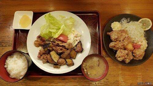 Stir-fried meat and eggplant set meal in Minaminagasaki, Toshima-ku, Tokyo Stir-fried meat and eggplant set meal in Minaminagasaki, Toshima-ku, Tokyo