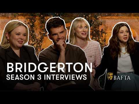 Nicola Coughlan and Luke Newton on Penelope and Colin's love story in Bridgerton Season 3 | BAFTA