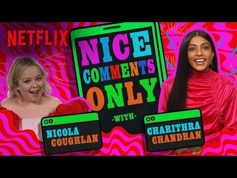 Charithra Chandran and Nicola Coughlan React to Bridgerton S2 Trailer Comments | Netflix