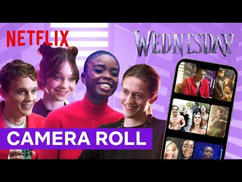 The Wednesday Cast Takes The Camera Roll Challenge
