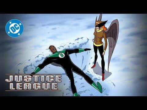 DC Super Scenes: Snow Day with John Stewart and Hawkgirl