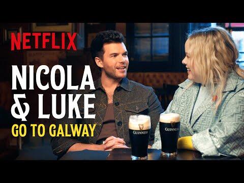 Nicola Coughlan and Luke Newton Take A Trip to Galway | Bridgerton | Netflix