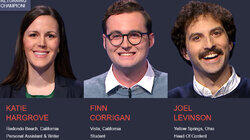 Katie Hargrove Vs. Finn Corrigan Vs. Joel Levinson, show # 8534. Katie Hargrove Vs. Finn Corrigan Vs. Joel Levinson, show # 8534.