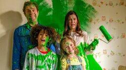 Waffle's Paint Disaster