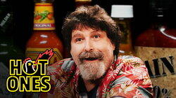 Mick Foley Has an Inferno Match Against Spicy Wings Mick Foley Has an Inferno Match Against Spicy Wings
