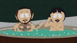Two Guys Naked in a Hot Tub Two Guys Naked in a Hot Tub