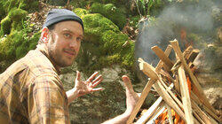 Brad Grills Steak on a Campfire Brad Grills Steak on a Campfire