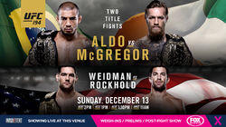 UFC 194: Aldo vs. McGregor UFC 194: Aldo vs. McGregor