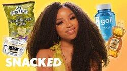 Chloe Bailey Breaks Down Her Favorite Snacks Chloe Bailey Breaks Down Her Favorite Snacks