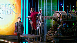Giant Drill, Magic on Edge, Floating Objects Giant Drill, Magic on Edge, Floating Objects