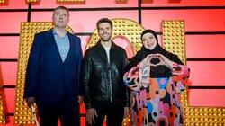 Joel Dommett, Fatiha El-Ghorri, Jamie MacDonald Joel Dommett, Fatiha El-Ghorri, Jamie MacDonald