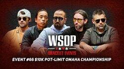 Event #66 $10K Pot-Limit Omaha Championship Event #66 $10K Pot-Limit Omaha Championship