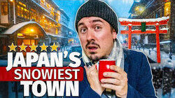 I Survived Japan's Snowiest Town | Winter Road Trip
