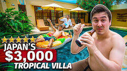 Inside Japan's $3,000 PRIVATE Tropical Villa | Okinawa