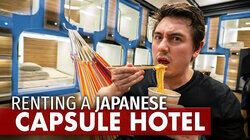 I Rented an ENTIRE Japanese Capsule Hotel | $500 Room Tour I Rented an ENTIRE Japanese Capsule Hotel | $500 Room Tour