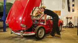 Triumph Spitfire and Rover P5