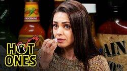 Mila Kunis Hits the Ranch While Eating Spicy Wings Mila Kunis Hits the Ranch While Eating Spicy Wings