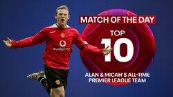 Match of the Day Top 10: Alan & Micah's All-Time Premier League Team Match of the Day Top 10: Alan & Micah's All-Time Premier League Team