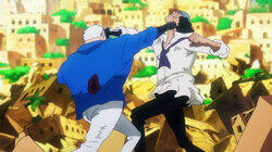 Garp and Kuzan - A Master and a Pupil's Beliefs Clash Garp and Kuzan - A Master and a Pupil's Beliefs Clash