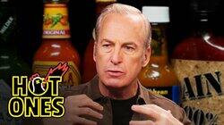 Bob Odenkirk Has a Fire in His Belly While Eating Spicy Wings Bob Odenkirk Has a Fire in His Belly While Eating Spicy Wings