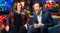 Candy Crowley and Dane Cook Candy Crowley and Dane Cook