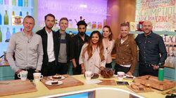 Nicky Byrne, Ray Panthaki, Scarlett Moffatt, Katherine Parkinson, The Lumineers Nicky Byrne, Ray Panthaki, Scarlett Moffatt, Katherine Parkinson, The Lumineers