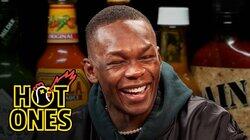 Israel Adesanya Gives Thanks While Eating Spicy Wings Israel Adesanya Gives Thanks While Eating Spicy Wings