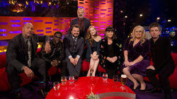 Jessica Chastain, Dawn French, Rebel Wilson, Dwayne Johnson, Kevin Hart, Jack Black, Noel Gallagher Jessica Chastain, Dawn French, Rebel Wilson, Dwayne Johnson, Kevin Hart, Jack Black, Noel Gallagher