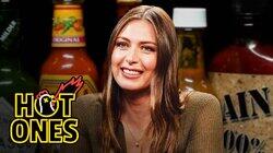 Maria Sharapova Finds Flow State While Eating Spicy Wings Maria Sharapova Finds Flow State While Eating Spicy Wings
