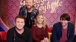 Shane Richie, Rachel Riley, Alex James Shane Richie, Rachel Riley, Alex James