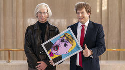 Donald Trump and Andy Warhol Donald Trump and Andy Warhol