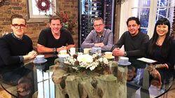 Matt Tebbutt, Hugh Fearnley-Whittingstall, Francesco Mazzei, Tom Fletcher Matt Tebbutt, Hugh Fearnley-Whittingstall, Francesco Mazzei, Tom Fletcher