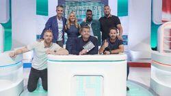 Laura Woods, Tony Bellew, Robin Van Persie Laura Woods, Tony Bellew, Robin Van Persie