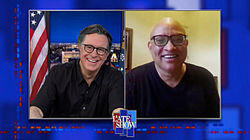 Larry Wilmore, Laura Benanti Larry Wilmore, Laura Benanti